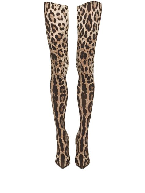 dolce gabbana rain boots leopard|Women's Dolce & Gabbana Boots Sale .